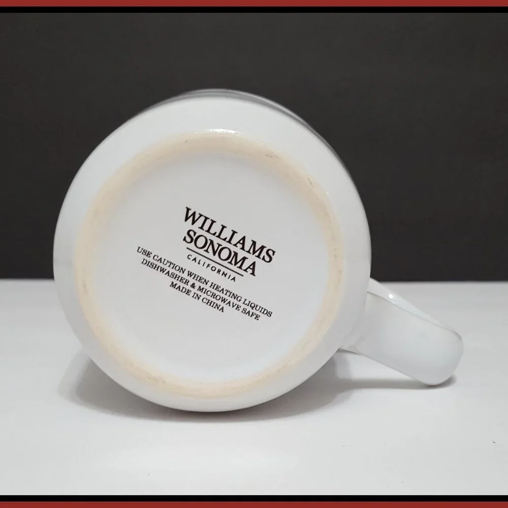 NEW Williams Sonoma Stoneware Heart Mug 13 OZ
